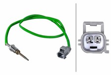 HELLA Sensor, Abgastemperatur Katalysator, Nach, Rußpartikelfilter, Vor für FORD