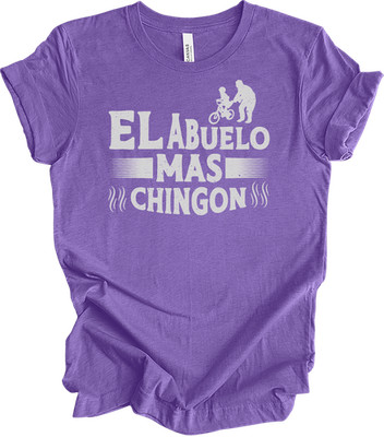 El Abuelo Mas Chingon Shirt Spanish Grandpa Gift Latino Grandfather Funny Tee