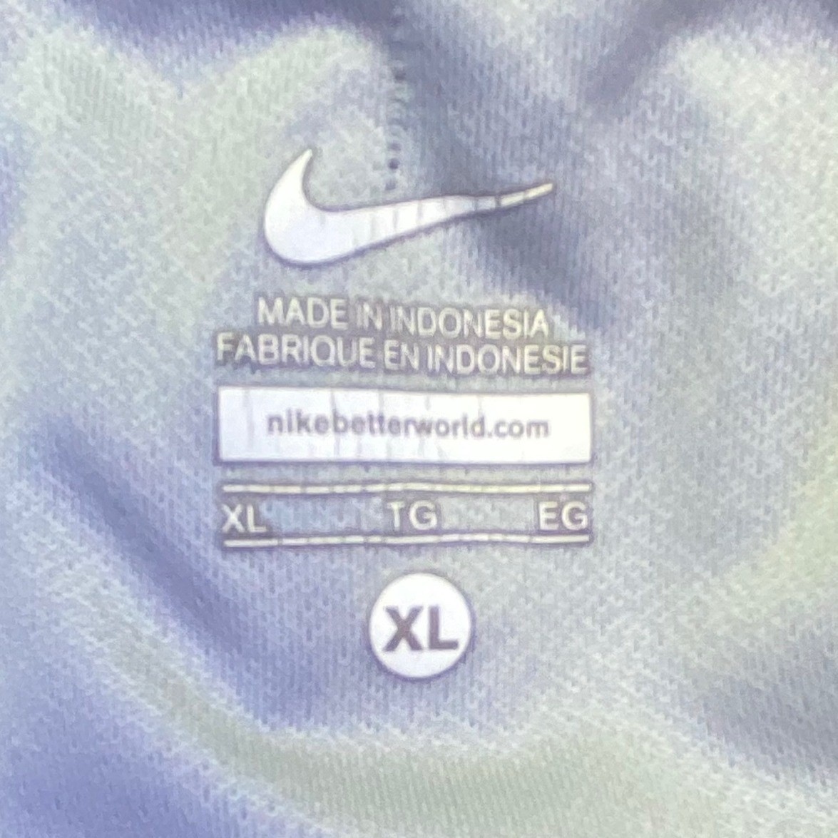 Nike Shorts Women's Size XL Dri-FIT Running Shorts XL Blue Digital Camo Pixel thumbnail 4