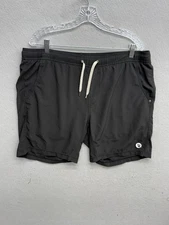 Vuori Shorts Mens XL Black Kore Short Lined 5" Athletic Drawstring Performance