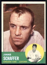 1963 Topps #81 Jimmie Schaffer