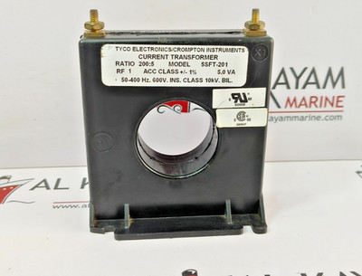 TYCO ELECTRONICS/CROMPTON INSTRUMENTS 5SFT-201 CURRENT TRANSFORMER (FAST SHIP)