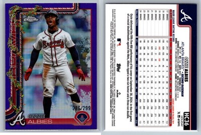 2025 Topps Holiday #'d CHROME PARALLELS You Pick! | eBay