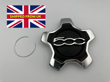 for Fiat 500X  Wheel Centre Alloy Cap Hub Cover   (b) inc securing clip