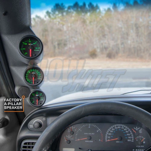 Medidores de prensa de combustible GlowShift T7 Boost EGT + cápsula gris para 98-02 Dodge Ram Cummins Foto 2 de 4