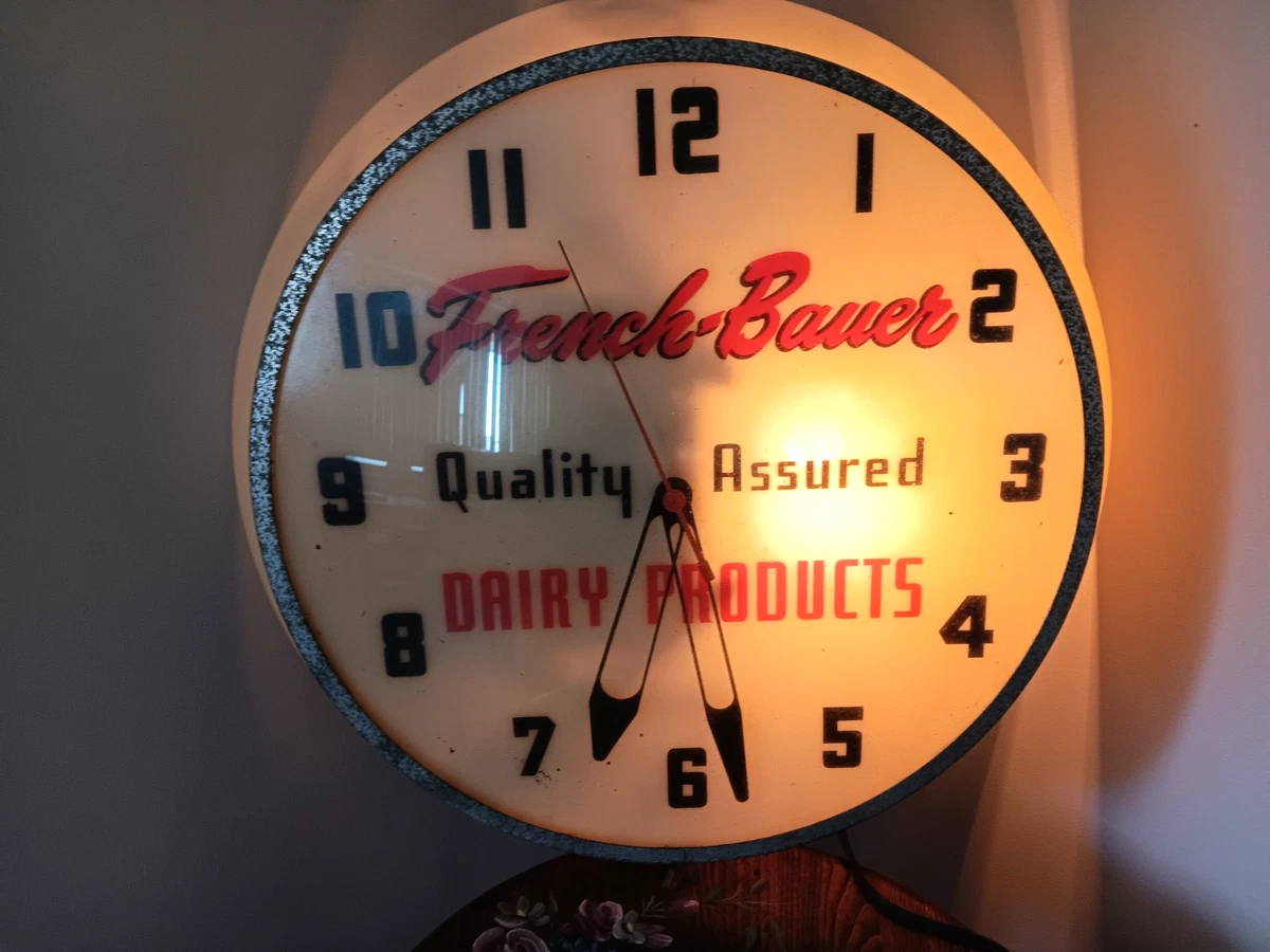 Multi-color Collectible Advertising Clocks for sale | eBay