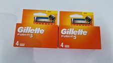 2 X Gillette Fusion5 Razor Blade Refills 4 Pack | Genuine Replacement Cartridges 7.50 per razor
