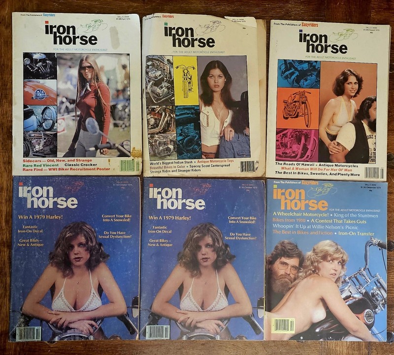 Iron Horse Magazine 1979 Lot Of 6 Books 