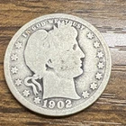 1902 Barber Liberty Head quarter 90% silver Actual coin Fill Your Collection Up
