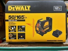 DEWALT DW088LR Cross-Line Laser Level w. case & accessories  - Black/Yellow