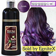 Hair Dye Shampoo Natural Instant Hair Colour Coverage Hair Shampoo for Men Women