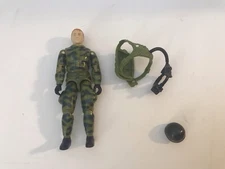 1984 GI Joe RIP CORD RIPCORD 3.75 Figure ARAH missing one accessory