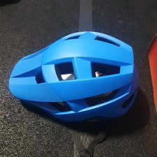 Casco MTB Bell Spark Blu Opaco Boxato Nuovo con Etichette - Universale M/L 53-60cm