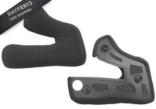 Fox Racing 22 V1 Cheek Pads - Thick S, BLACK