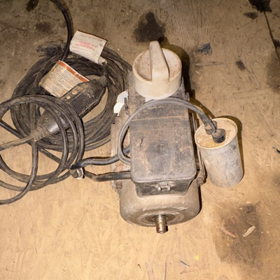 #ad Briggs and Stratton electric pressure washer motor 110v $40.00