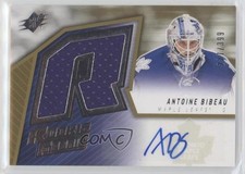 2015-16 SPx 2005-06 Retro Rookie Fabrics Jersey 227/399 Antoine Bibeau Auto 0tx6