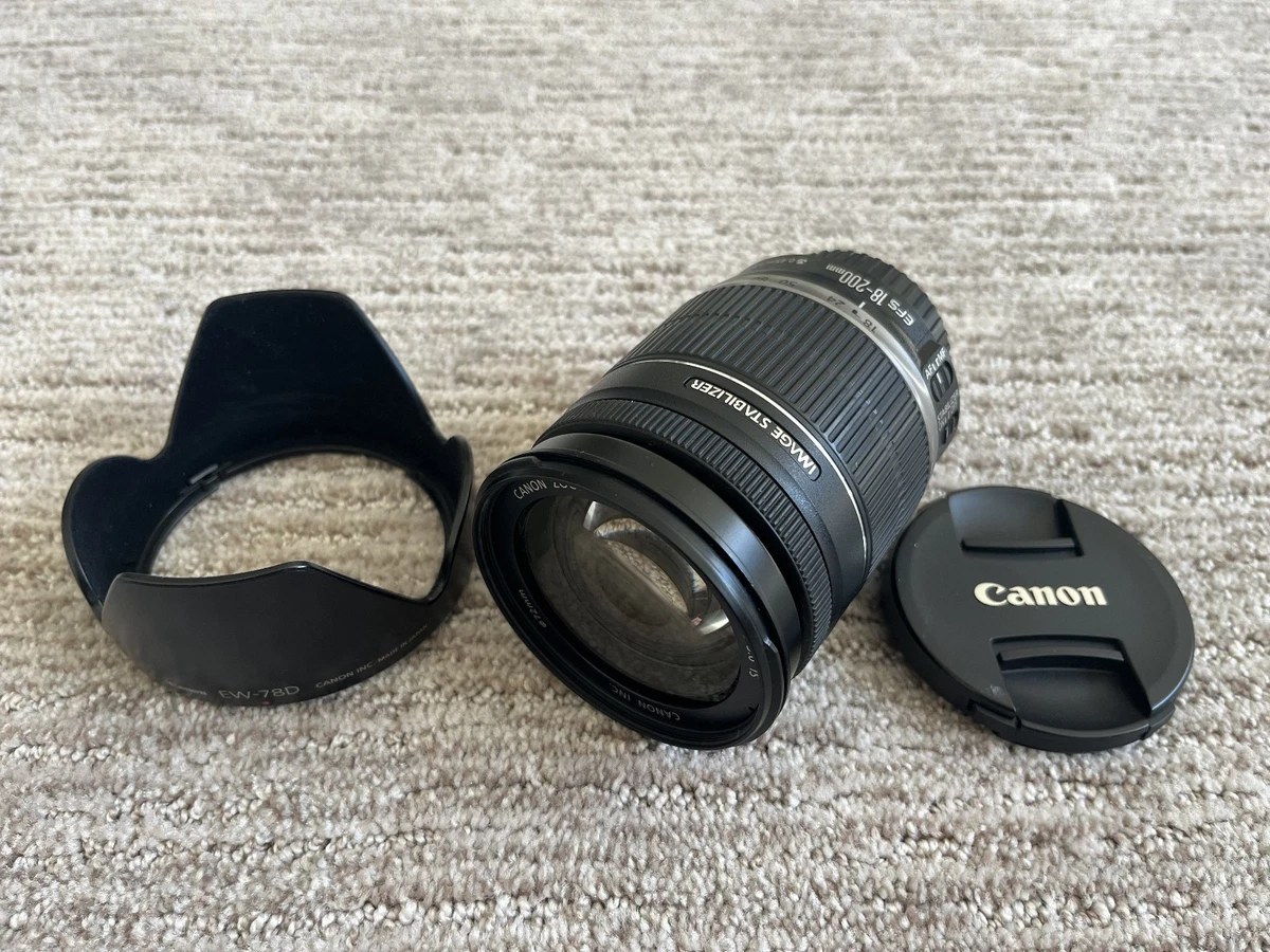Canon EF-S 18-200mm Focal Camera Lenses for sale | eBay