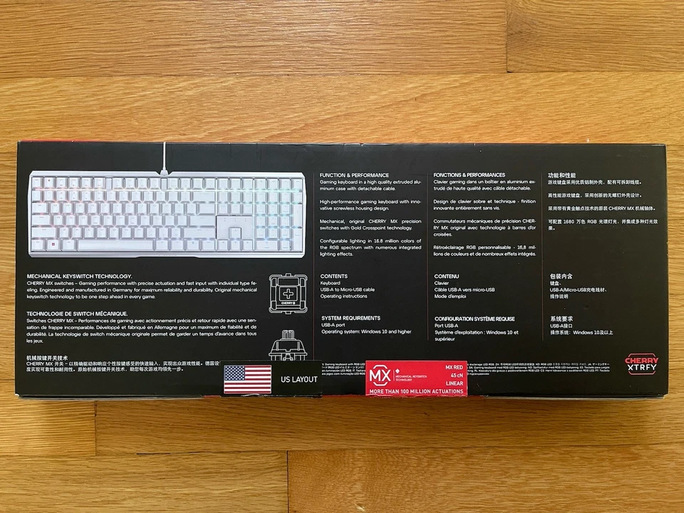 CherryXTRFY MX 3.0 S Wired Mechanical Full Size Gaming Keyboard - Image 2 of 2