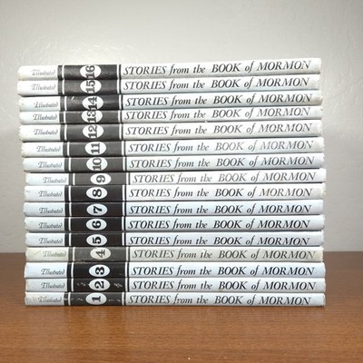 Illustrated Stories from The Book of Mormon Set Series Complete Volumes 1-16 LDS