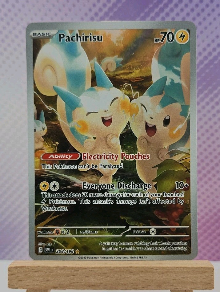 Pokémon TCG: Pachirisu 208/198 - Scarlet & Violet - NM Condition