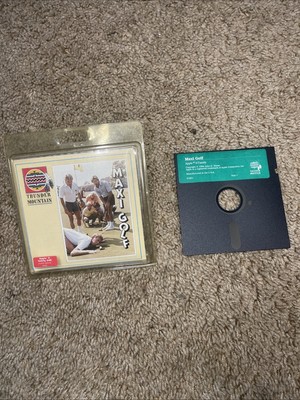 Maxi Golf Thunder Mountain Game Apple II Computer Game