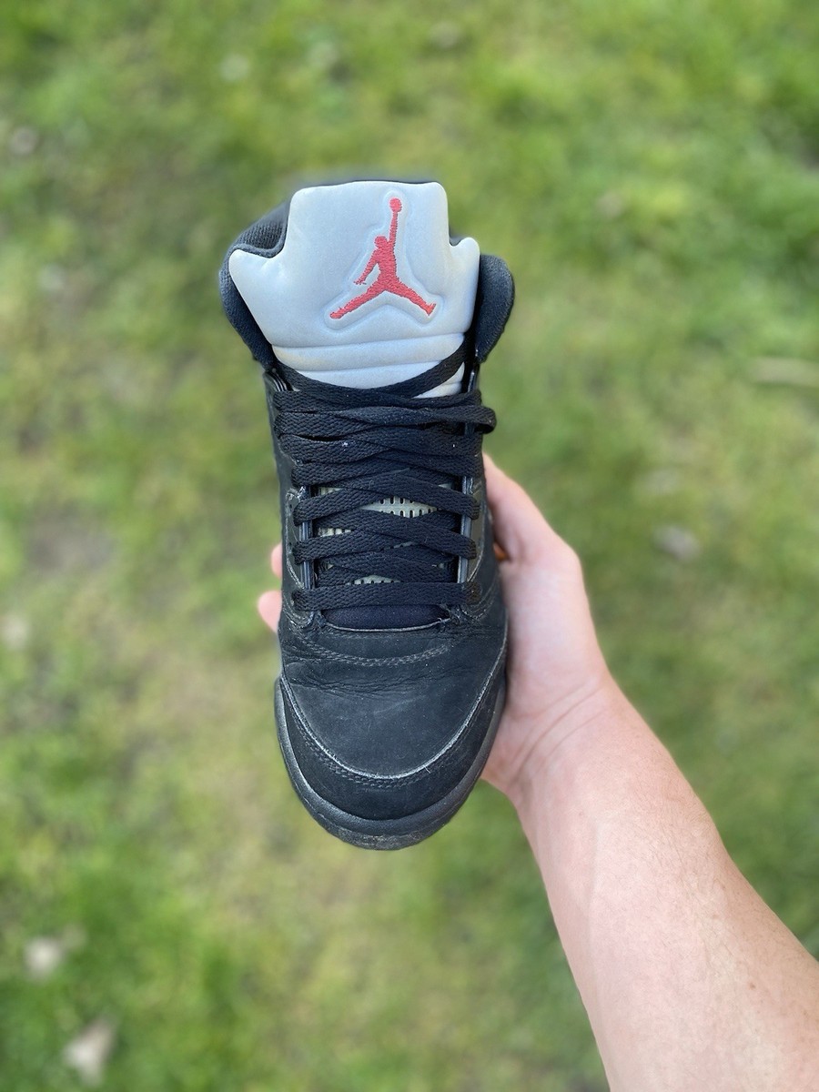 jordan 5 black metallic ebay