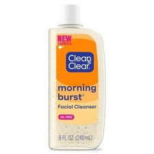 Clean Clear Morning Burst Facial Cleanser Vitamin C Ginseng Oil Free 8 oz