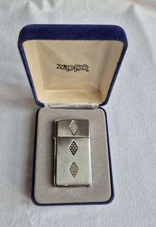 Zippo Feuerzeug Slim Trinity Crystal Collection Swarovski 2002 ungezündet