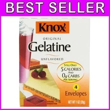 Versatile Unflavored Gelatin 4 Count Pack - Essential for Every Kitchen