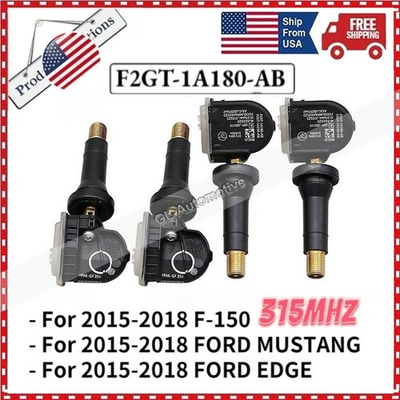 #ad 4PCS TPMS F2GT 1A180 AB TIRE PRESSURE SENSORS FOR FORD EDGE MUSTANG $26.55