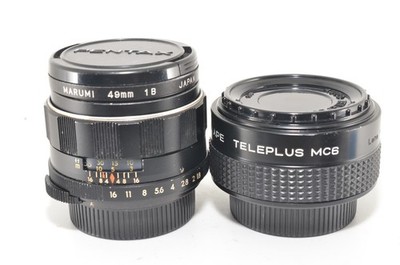 Asahi Pentax Super-Takumar 55mm F1.8 +TELE M42 Mount Prime Lens From JAPAN #2965