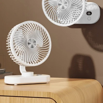 Ventilateur de Bureau avec Écran LED 5 Vitesses Mini Ventilateur de Bureau USB - Bild 1 von 4