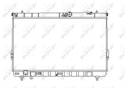 NRF 53358 Kühler, Motorkühlung für HYUNDAI