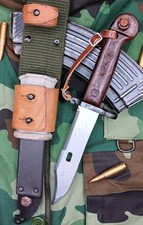 Vintage Romanian Type I Bayonet w/ Complete Sheath - Cold War Combloc 7.62x39