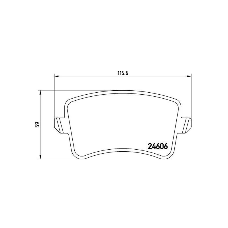Rear BREMBO P 85 099X Brake Pad Set, disc brake for AUDI,AUDI (FAW) - Image 34