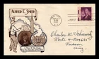 DR JIM STAMPS US COVER ALFRED E SMITH FDC SCOTT 937 KNAPP FLEETWOOD CACHET