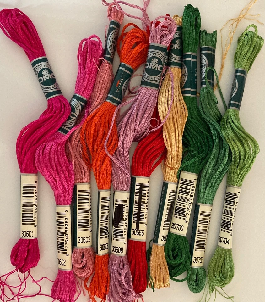 Group of Sixty-Four (64) Skeins DMC Rayon Six-Strand Embroidery Floss - Image 2 of 4