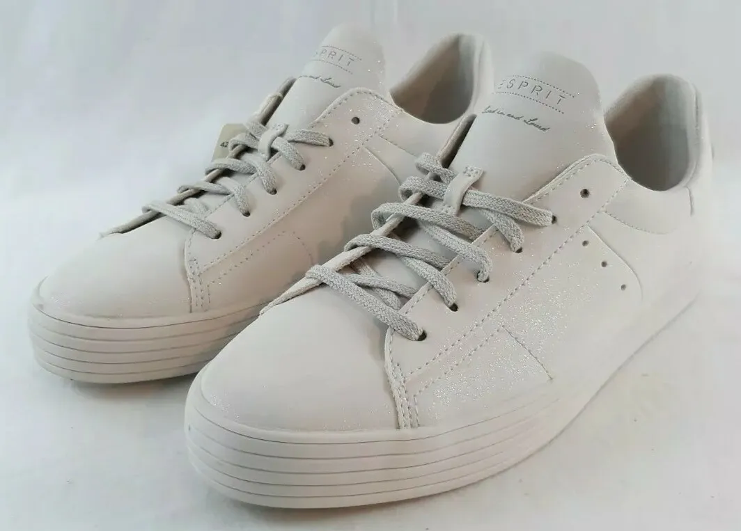 afslappet brugervejledning konvergens Esprit Vegan Sita Womens Shoes Glitter Lu Sneakers Gray Grey Size 11 | eBay