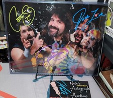 Mick Foley Three Faces hand signed Autographed  Photo 11x14 