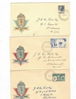 Australia 1955/57 Group on  OFFICIAL FDCs                ( 3 Covers)  lot 1