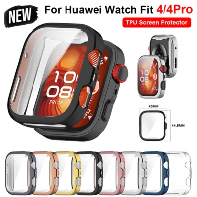 Soft TPU Full Case Cover Screen Protector For Huawei Watch Fit 4 / Fit 4 Pro