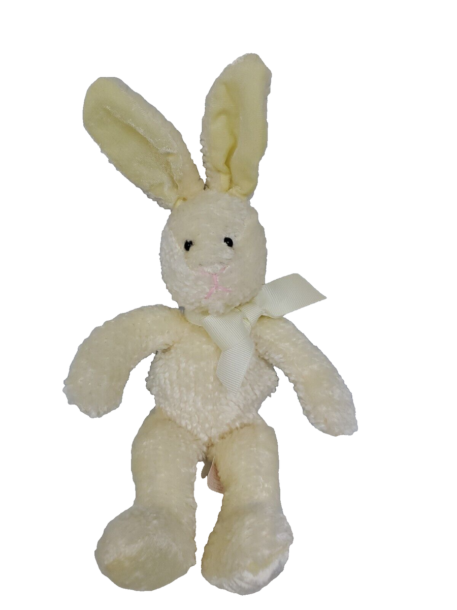 Russ Glimmer Bunny Plush Bouquets n Blossoms Collection Yellow 12