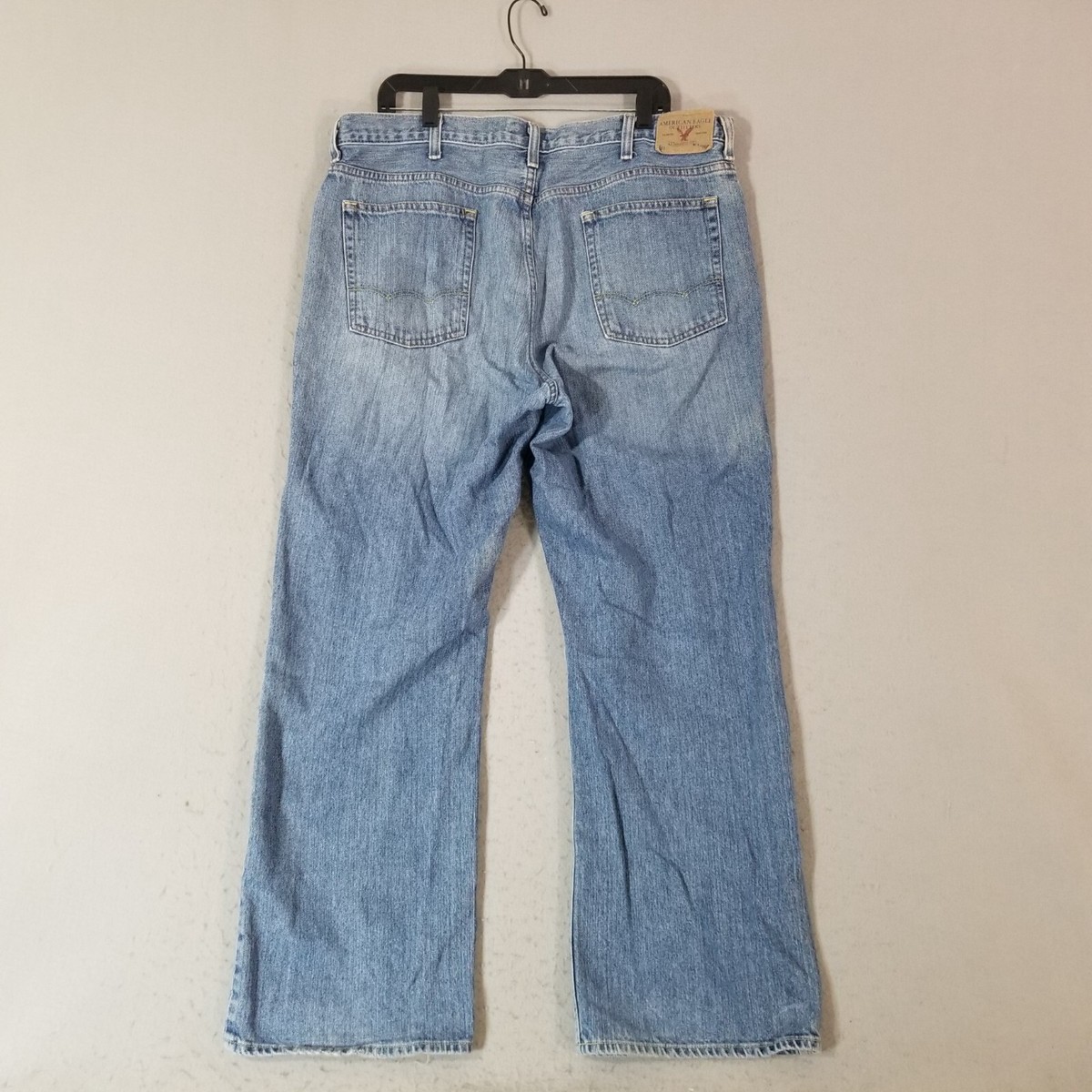 American Eagle jeans men's 38x32 loose baggy blue denim