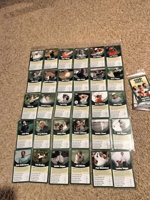 2022 Top Trumps Greatest Golfers (you pick) pack fresh GOLF cards Free Shipping