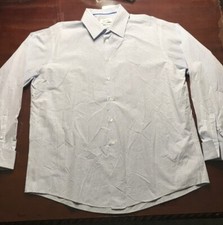 Calvin Klein Regular Fit Long Sleeve Shirt Size 17 34/35