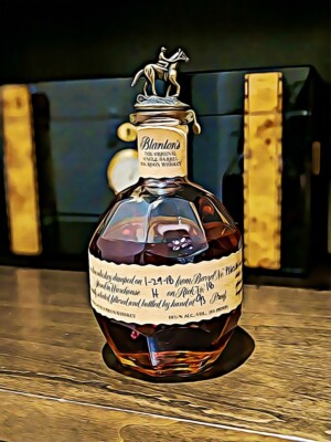 Blanton's Single Barrell Bourbon New 8 x 10 Digital Art Print Limited Edition 