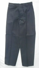 Boys Navy Perma Press Adjustable Waist Uniform Pants Made In The USA Size 10