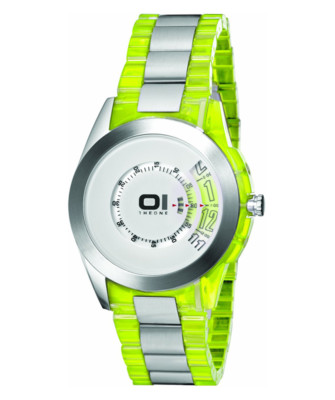 01Theone Women'S Odins Rage Black Ion-Plated Black Leather Watch #Or213R1 (4897021440443)