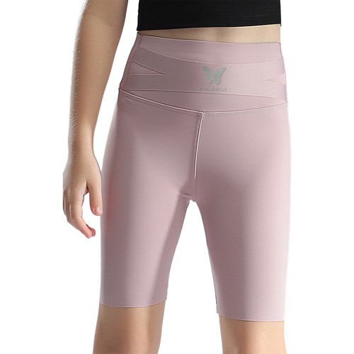 Kids Girls Shorts Compression Leggings Dance Workout Cycling Safety High Waist - Picture 8 of 59