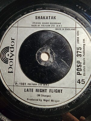 Shakatak - Easier Said Than Done - Late Night Flight  VG F344
